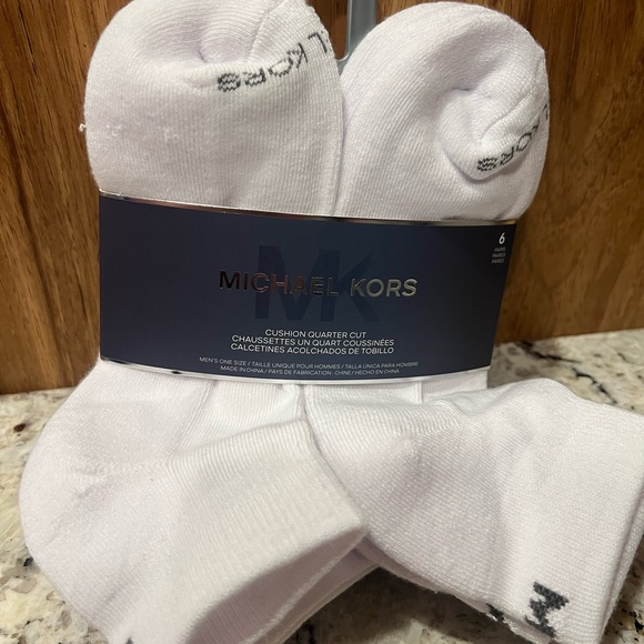 Michael Kors Other - Michael Kors White Athletic Socks for Men